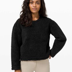 Lululemon | Wool Whenever Crew Black Sweatshirt